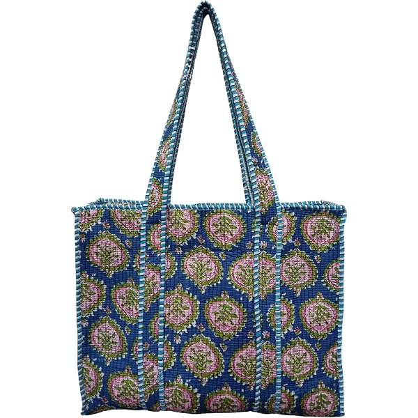 なおみママ様　cotton&steal fabric handmade bag Buy ART WORLD Cotton Printed Tote Bag,Hand Bag Multicolor Quilted